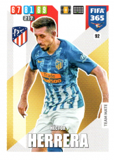 Fotbalová kartička Panini Adrenalyn XL FIFA 365 - 2020 Team Mate 92  Hector Herrera Atletico de Madrid
