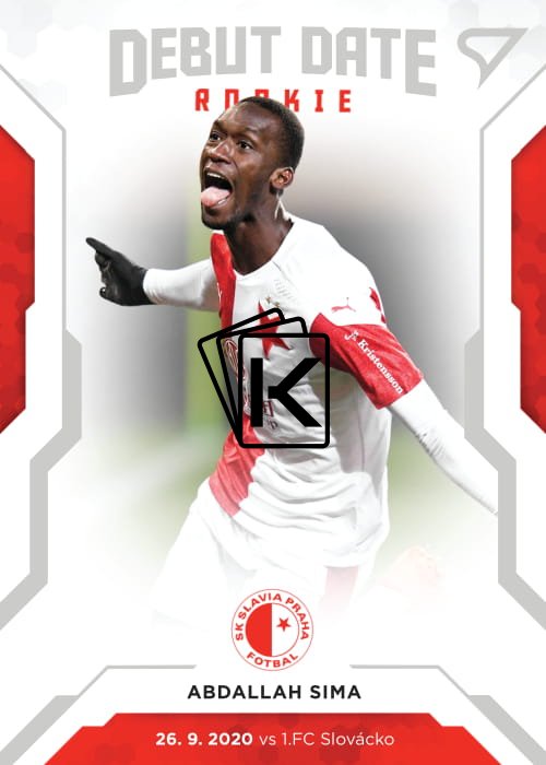 2020-21 SportZoo Abdallah Sima Debut Date Rookie, Slavia Prague,Brighton FC  /199