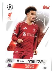 fotbalová kartička 2025-26 Topps Match Attax UCC 23 23.  Curtis Jones (Liverpool)
