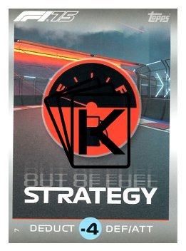 2025 Topps Turbo Attax F1 Strategy Card 7	Out Of Fuel