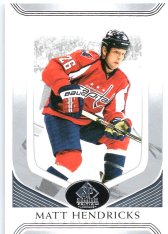 Hokejová karta 2020-21 Upper Deck SP Legends Signature Edition 228 Matt Hendricks - Washington Capitals