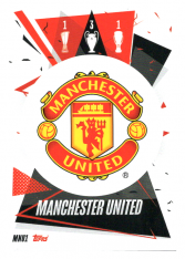 fotbalová kartička Topps Match Attax Champions League 2020-21 MNU1 Team Logo Manchester United