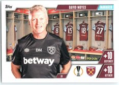 2023-24 Topps Match Attax EXTRA UEFA Club Competition Managers 51 David Moyes (West Ham United)