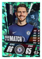 fotbalová kartička Topps Match Attax Champions League 2020-21 Man of the Match MM11 Jorginho - Chelsea FC