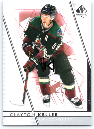 2022-23 Upper Deck SP Authentic 9 Clayton Keller - Arizona Coyotes