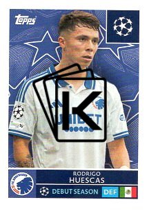 2025-26 Topps Champions League  F.C. Copenhagen 495 Rodrigo Huescas