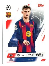 fotbalová kartička 2025-26 Topps Match Attax UCC 110 Gavi (FC Barcelona)