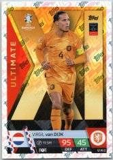 fotbalová karta Topps Match Attax EURO 2024 Ultimate XI2 Virgil van Dijk (Netherlands)