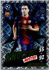 Fotbalová kartička 2024-25 Topps Match Attax EXTRA UEFA Club Competitions Knockout Master 302 Xavi (FC Barcelona)