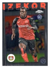 fotbalová kartička 2024-25 Topps Chrome UCC 75 Ken Izekor, Bayer 04 Leverkusen RC