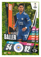 fotbalová kartička 2020-21 Topps Match Attax Champions League Extra Baller BA5 Ayoze Pérez Leicester City