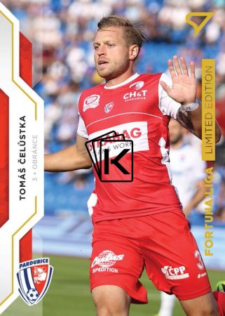fotbalová kartička SportZoo 2020-21 Fortuna Liga Gold Limited 134 Tomáš Čelůstka FK Pardubice /99