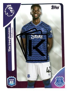 fotbalová kartička 2025-26 Topps  Premier League 135 Tim Iroegbunam (Everton)