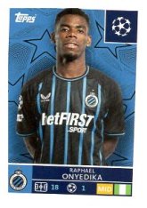 2025-26 Topps Champions League  Club Brugge 487 Raphael Onyedika - Apprentice