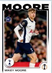 fotbalová kartička 2024-25 Topps UEFA Club Competitions Flagship 199 Mikey Moore RC Tottenham Hotspur