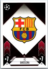 fotbalová kartička 2024-25 Topps Match Attax UEFA Club Competitions  136 Team Badge (FC Barcelona)