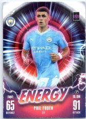 2023-24 Topps Match Attax EXTRA UEFA Club Competition Energy 271 Phil Foden (Manchester City)