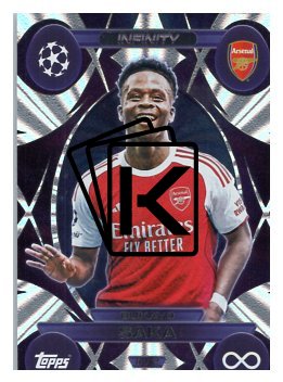 fotbalová kartička 2025-26 Topps Match Attax UCC Infinity IN2 Bukayo Saka (Arsenal)