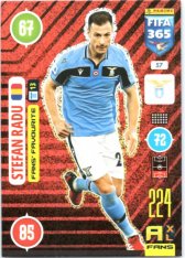fotbalová karta Panini Adrenalyn XL FIFA 365 2021 Fans´ Favourite 57 Stefan Radu SS Lazio
