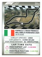 2025 Topps Turbo Attax F1 Track Profiles   133 Autodromo Enzo e Dino Ferrari