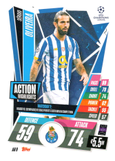 fotbalová kartička 2020-21 Topps Match Attax Champions League Extra Action Highlights AH9 Sérgio Oliveira FC Porto