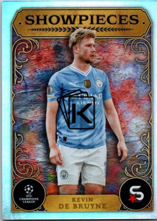 Fotbalová kartička 2023-24 Topps Superstars UEFA Club Competitions Showpieces 15 Kevin De Bruyne (Manchester City)