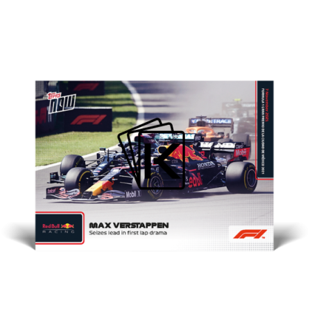 kartička Formule 1 Topps Now 2021 69 Max Verstappen Red Bull
