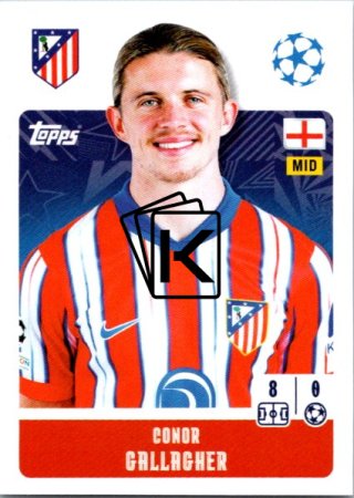 2024-25 Topps Champions League 96 Conor Gallagher (Atlético de Madrid)