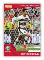 Fotbalová kartička 2021 Panini Instant EURO 12 Cristiano Ronaldo The history Maker