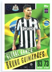 2023-24 Topps Match Attax EXTRA UEFA Club Competition Global Gamer 200 Bruno Guimarães (Newcastle United)