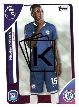 fotbalová kartička 2025-26 Topps  Premier League 98 Moisés Caicedo (Chelsea)