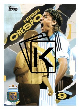 fotbalová kartička 2024-25 Topps Argentina Bookends 42 Hernán Crespo