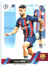 Fotbalová kartička 2022-23 Topps UEFA Club Competitions 67 Álvaro Sanz - FC Barcelona RC