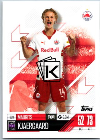fotbalová kartička 2024-25 Topps Match Attax UEFA Club Competitions 393  Maurits Kjaergaard (FC Salzburg)