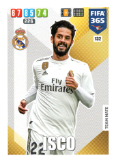 Fotbalová kartička Panini Adrenalyn XL FIFA 365 - 2020 Team Mate 132 Isco Real Madrid CF