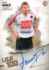 podepsaná karta 2025 Supr Cards Liga 100 HO-DA David Horejš SK Dynamo České Budějovice gold /12