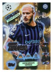 fotbalová kartička 2025-26 Topps Match Attax UCC Worldies Limited Edition - Homegrown Heroes (Booster Tin 3) WLE 9 Federico Dimarco (FC Internazionale Milano)