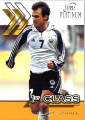 2001 Futera Platinum 1st Class 27 Memet Scholl