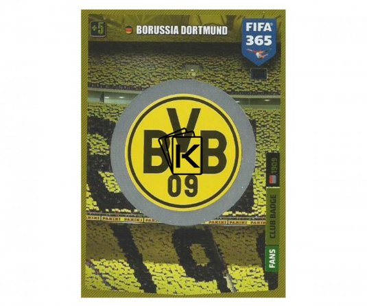 Fotbalová kartička Panini FIFA 365 – 2020 Znak Borussia Dortmund