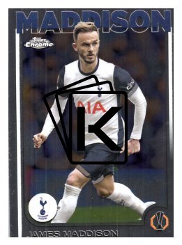 fotbalová kartička 2024-25 Topps Chrome UCC 45 James Maddison, Tottenham Hotspur