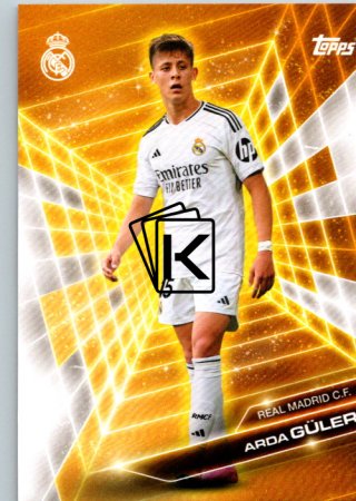 fotbalová kartička 2024-25 Topps Real Madrid CF Fan Set Golden Future GF-3 Arda Güler