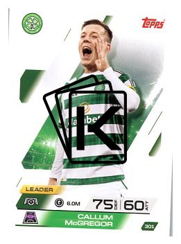 fotbalová kartička 2025-26 Topps Match Attax UCC 301 Callum McGregor (Celtic FC)
