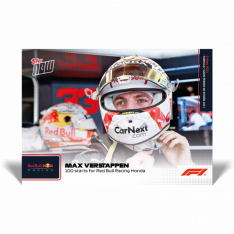 kartička Formule 1 Topps Now 2021 9 Max Verstappen 100th stars for  Redbull Racing Honda