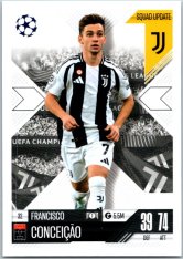 Fotbalová kartička 2024-25 Topps Match Attax EXTRA UEFA Club Competitions Squad Update 32.  Francisco Conceição (Juventus)