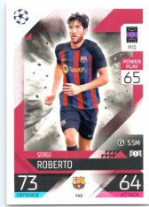 Fotbalová kartička 2022-23 Topps Match Attax UCL149 Sergi Roberto - FC Barcelona
