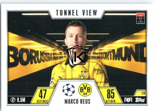 2023-24 Topps Match Attax EXTRA UEFA Club Competition Tunnel View 128 Marco Reus (Borussia Dortmund)