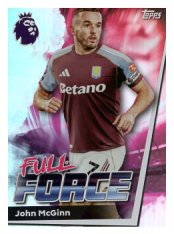 fotbalová kartička 2025-26 Topps  Premier League 35 John McGinn (Aston Villa)  -  Full Force