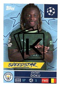 2025-26 Topps Champions League  Manchester City 310 Jérémy Doku