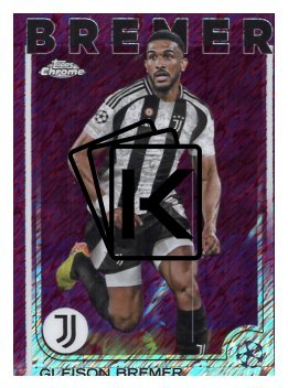fotbalová kartička 2024-25 Topps Chrome Magenta 107 - Gleison Bremer