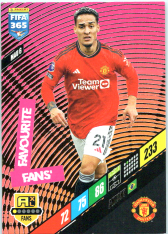 fotbalová karta Panini FIFA 365 2024 Adrenalyn XL MAU6 Anthony	Manchester United Fans' Favourite
